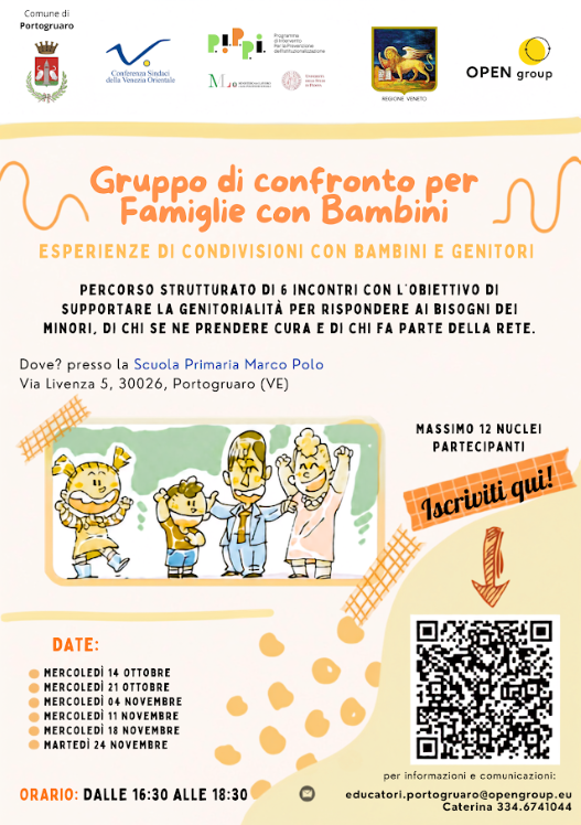 Gruppo di confronto con famiglie e bambini